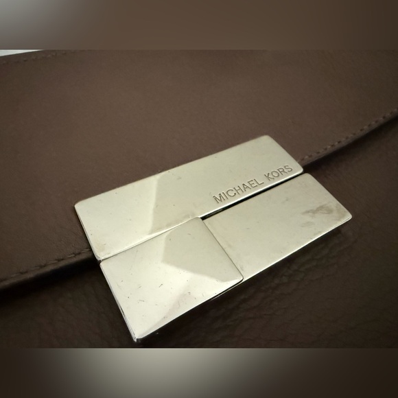 Michael Kors Navy and Taupe Satchels - Picture 6 of 7